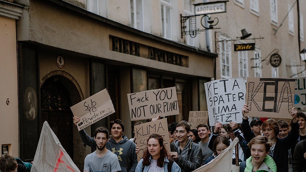 Klimastreik in Salzburg