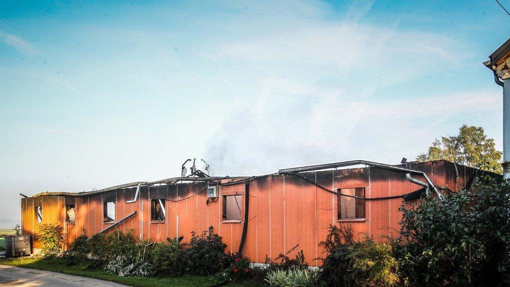 Großbrand: Tag danach