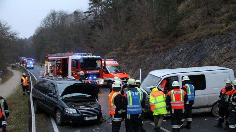Crash auf der B21