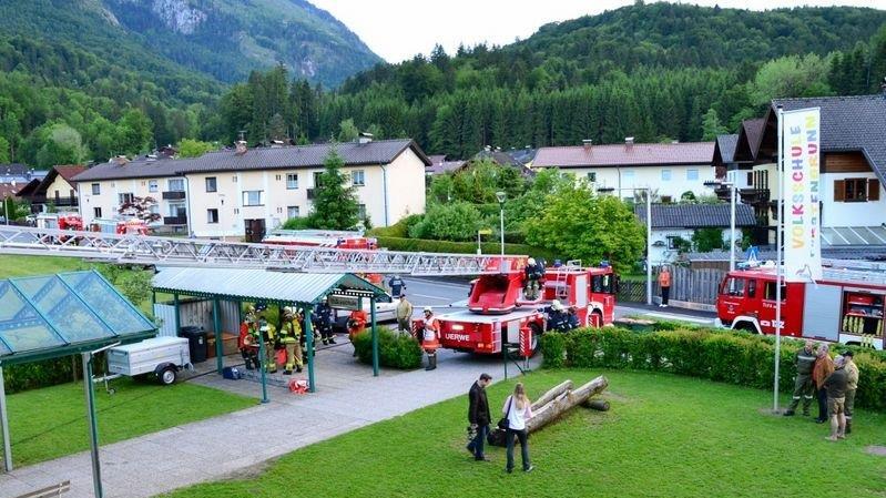 Feuerwehrübung in Grödig