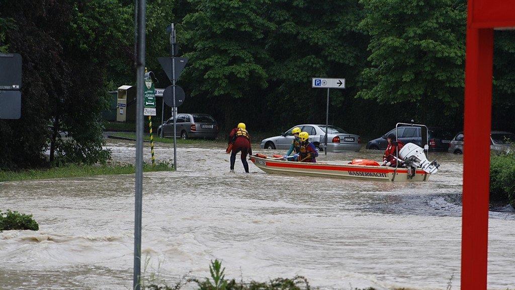 Hochwasser in Freilassing, II