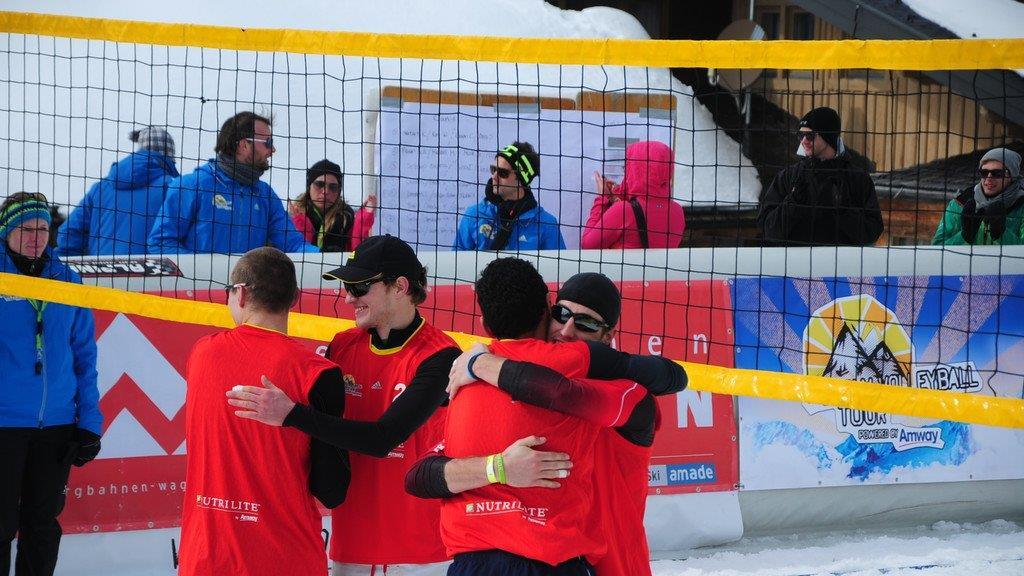 Snow-Volleyball in Wagrain, II