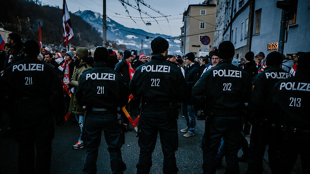 Fanmarsch in Salzburg