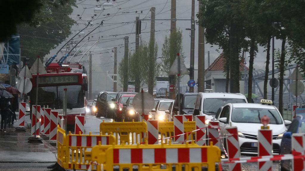 Baustelle am Rudolfskai wird zum Nadelöhr