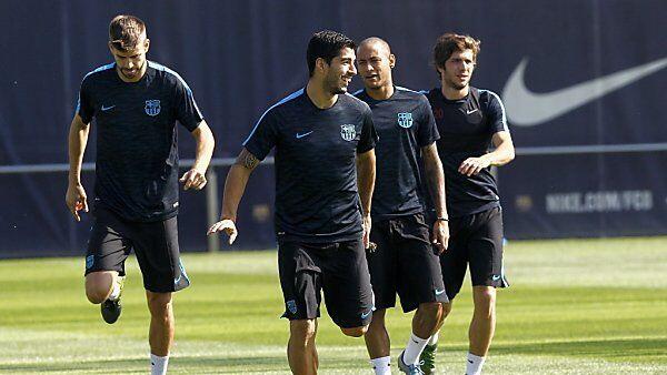 Suarez und Neymar wollen den verletzten Messi gut vertreten