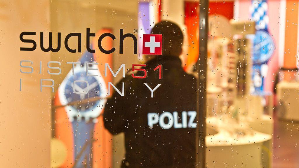 Raubüberfall auf Uhrengeschäft in Getreidegasse