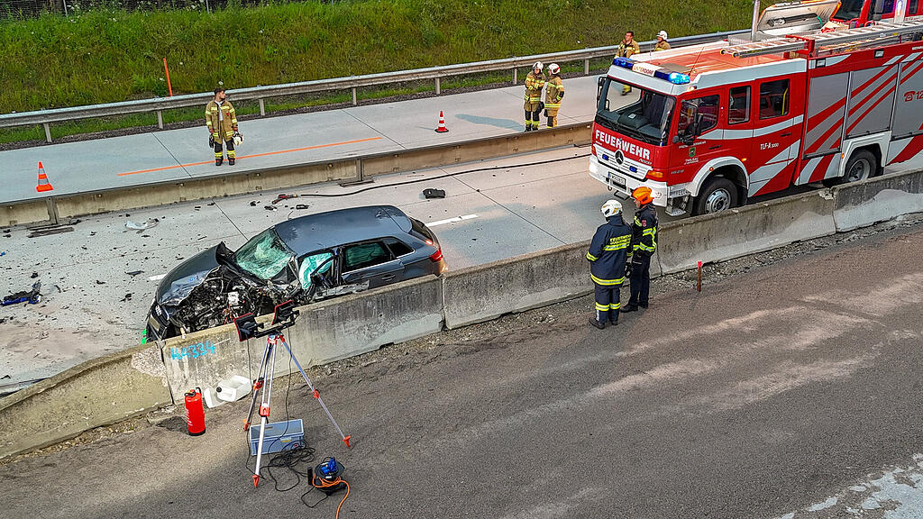 Geisterfahrerunfall fordert zwei Schwerverletzte auf A1 zwischen Thalgau und Mondsee