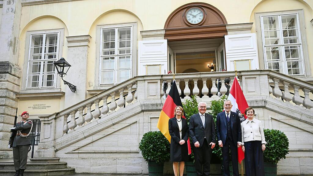 Historischer Staatsbesuch: Van der Bellen empfängt deutschen Amtskollegen Steinmeier