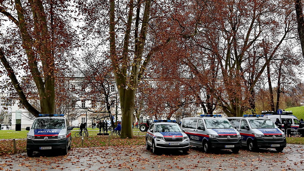 Corona-Demo Stadt Salzburg