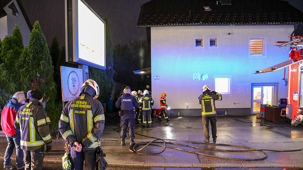 Küchenbrand in der Stadt Salzburg