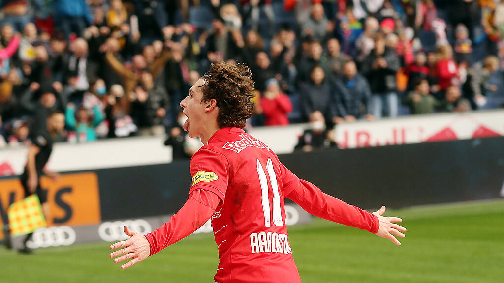 Red Bull Salzburg WAC Brenden Aaronson