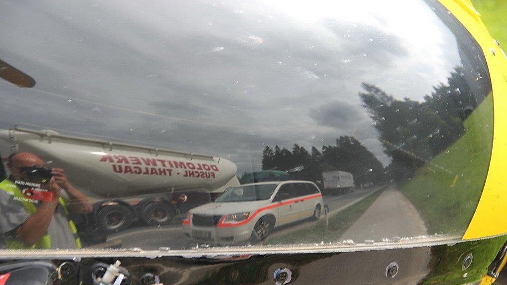 Bilder vom Horrorcrash in Hof