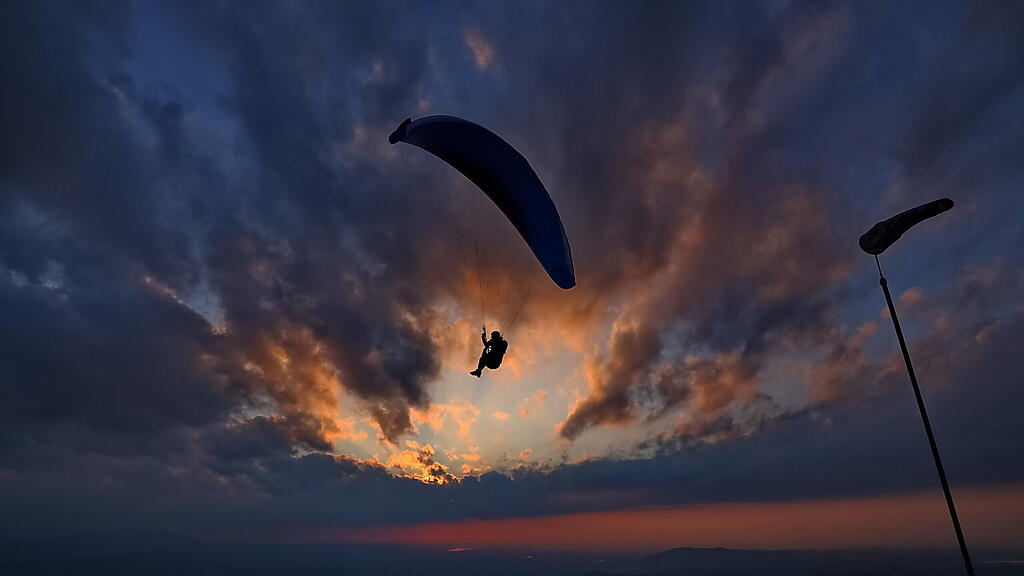 Sonnenuntergang am Gaisberg