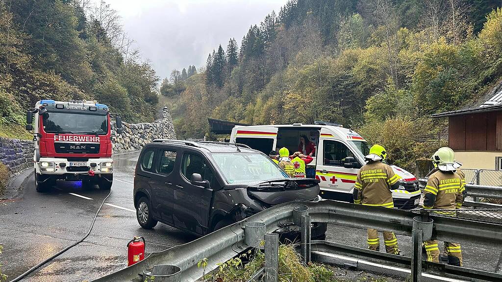 Unfall in Dienten