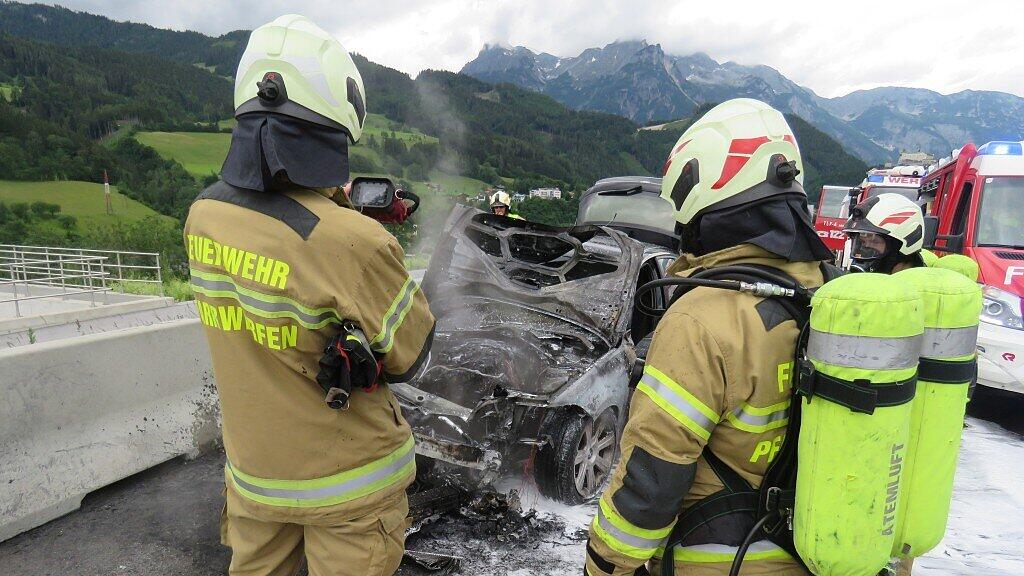 Brand, A1, Pfarrwerfen