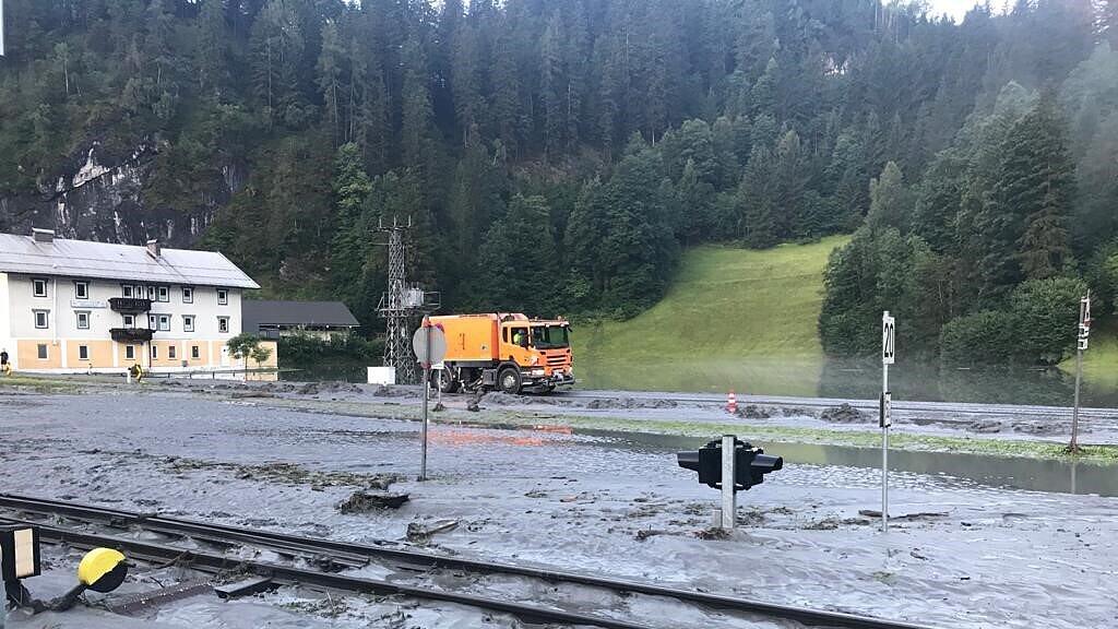 Aufräumarbeiten Krimmler Ache