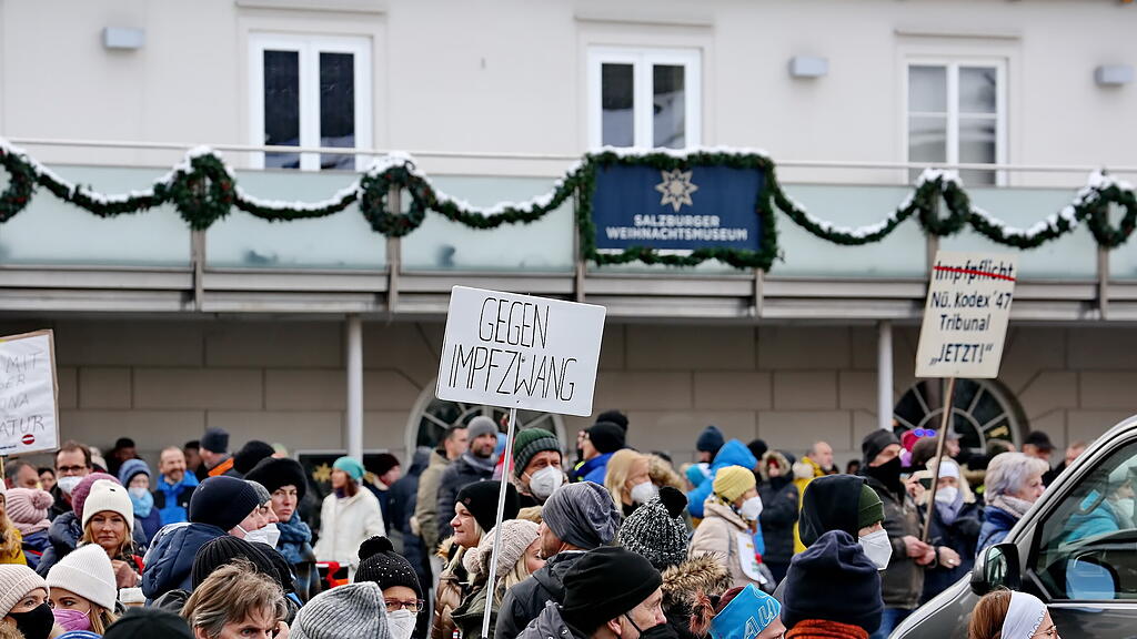 Corona-Demo in Salzburg