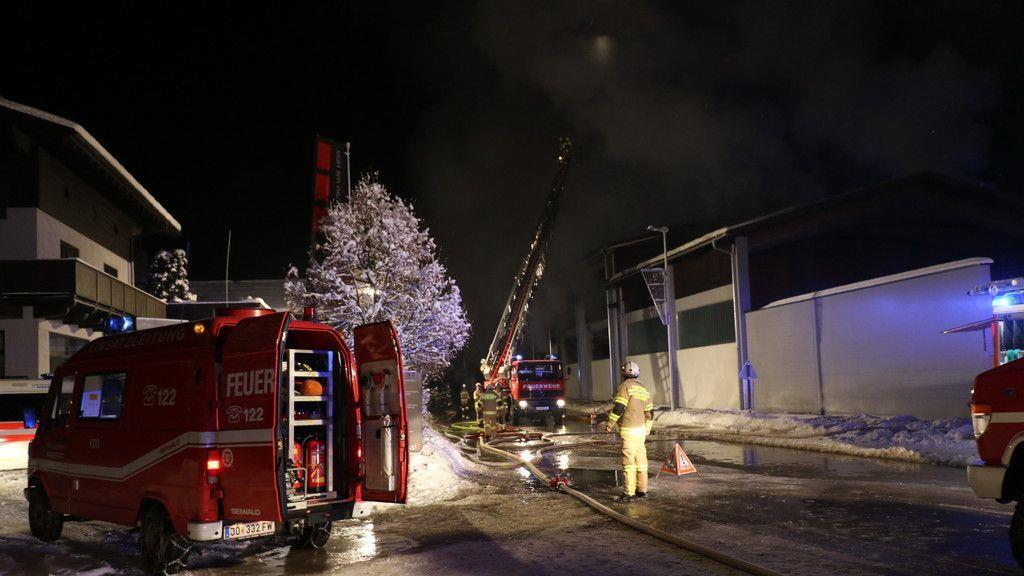 Brand im Sägewerk in Radstadt I