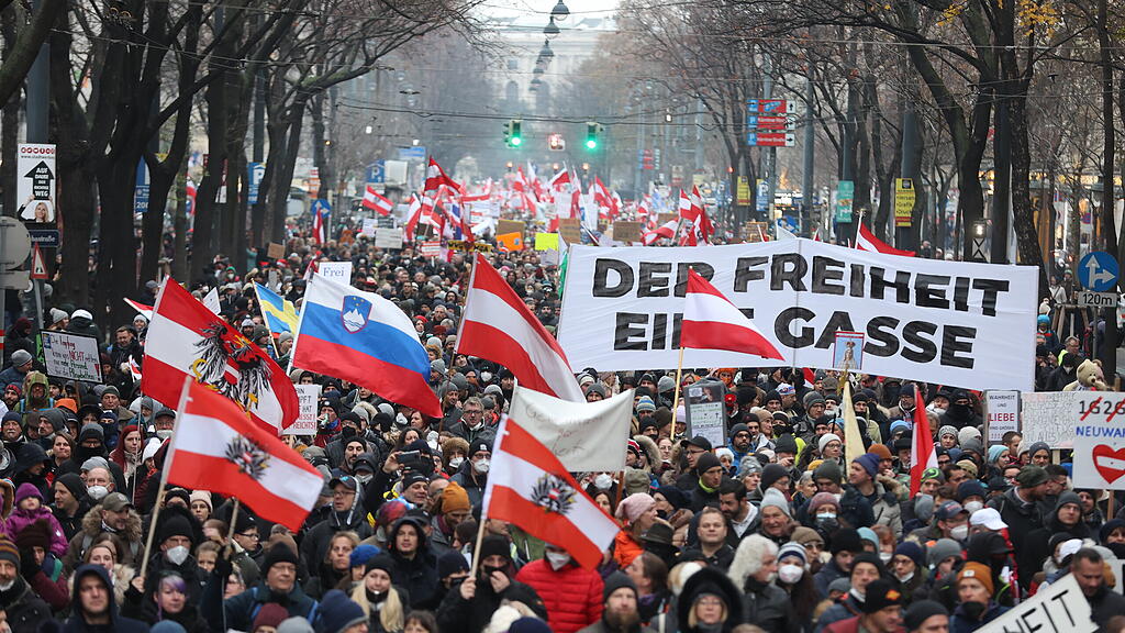 Corona-Demo in Wien II