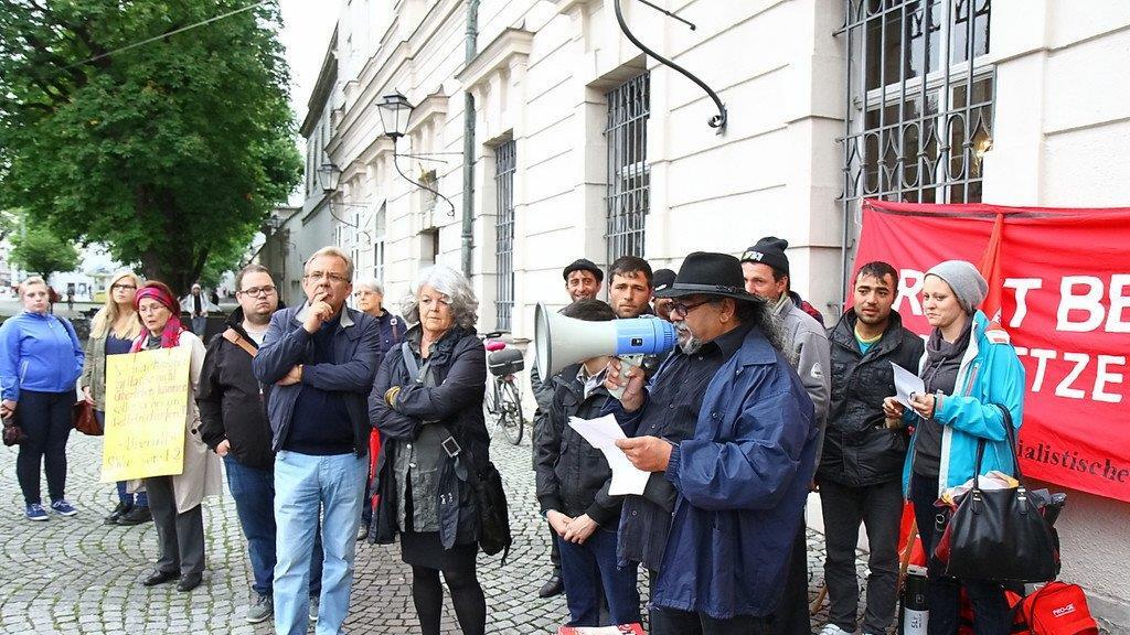 Demo gegen Bettelverbot