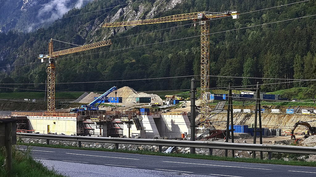 Baustelle Kraftwerk Stegenwald
