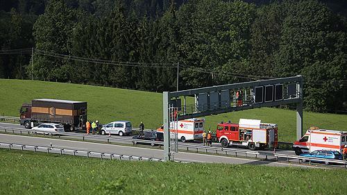Unfall in Teisendorf fordert zwei Verletzte