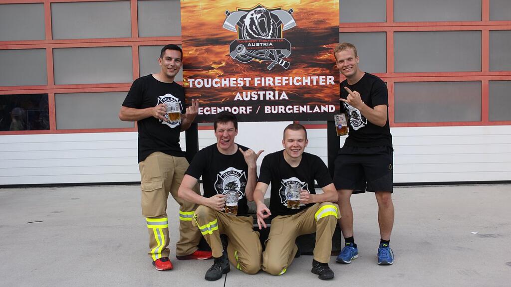 Christoph Schuhmertl, Stephan Brandauer, Matthias Kronreif und Julian Plösch haben es geschafft – Platz 10 beim TFA!