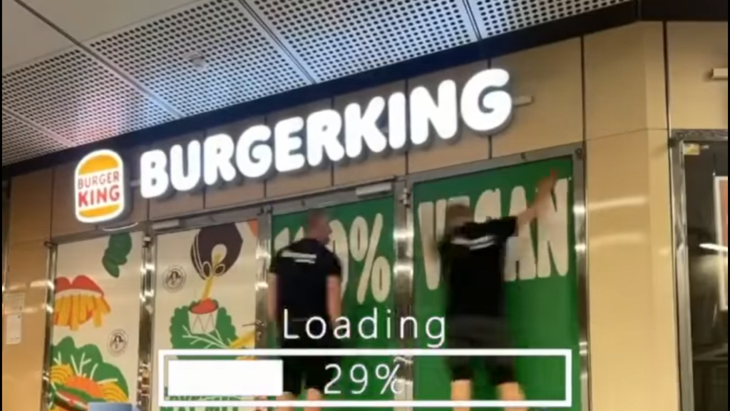 Burger King vegan Wien Westbahn