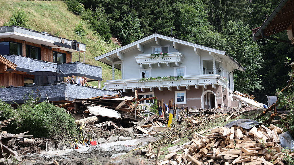 Unwetter im Oberpinzgau: Hollersbach