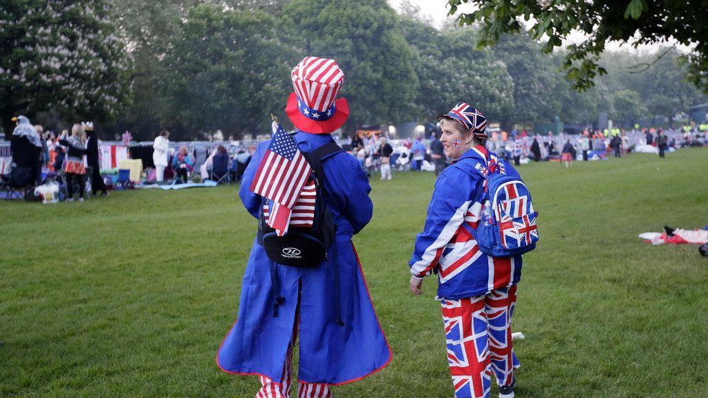 Royale Hochzeit: Fans in Windsor