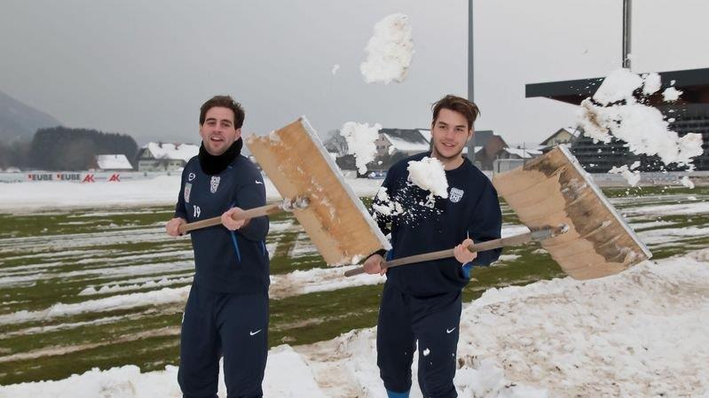 Grödig schaufelt sich frei