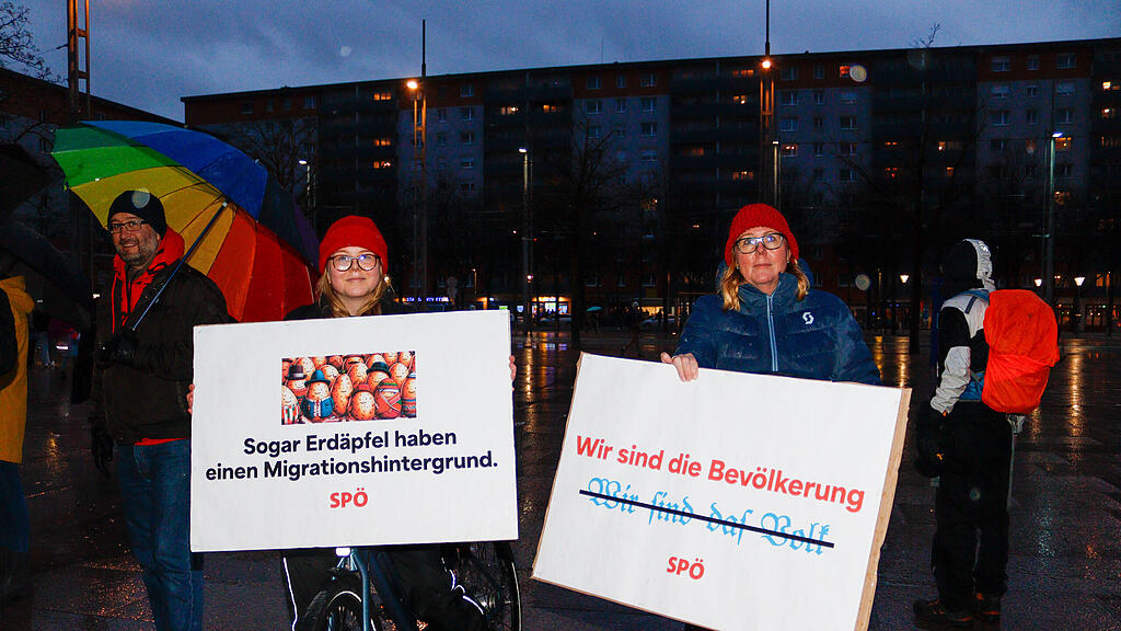 "Demo gegen Rechts" in Salzburg