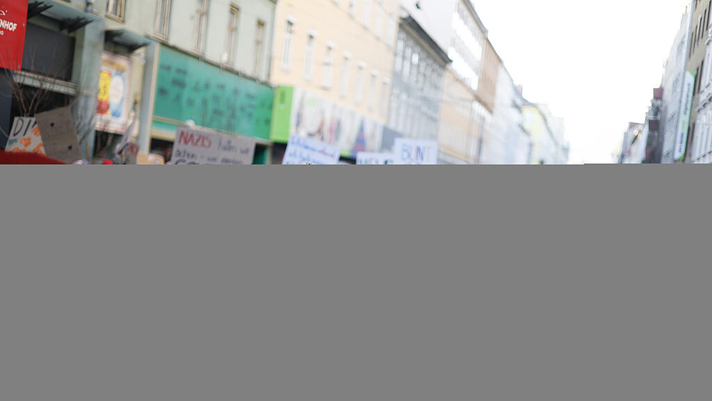 Demo für Menschenrechte und Demokratie in Graz