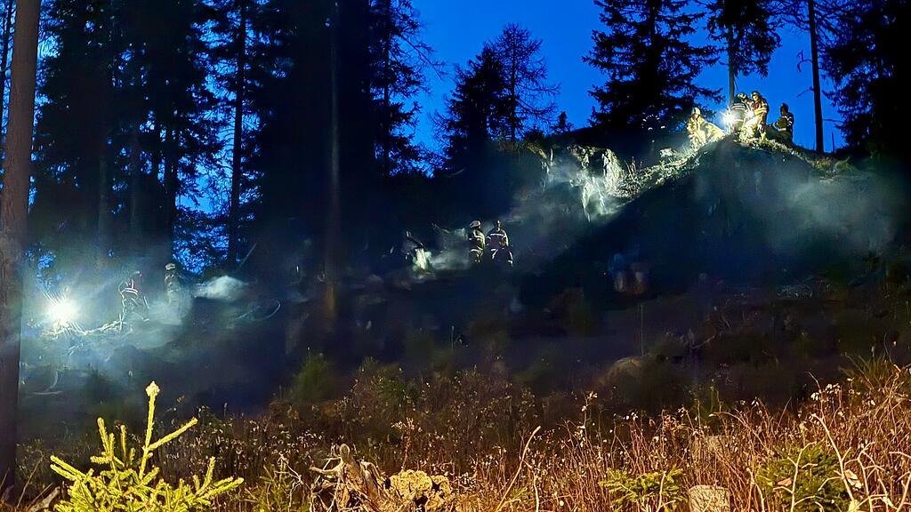 Waldbrand in Mariapfarr