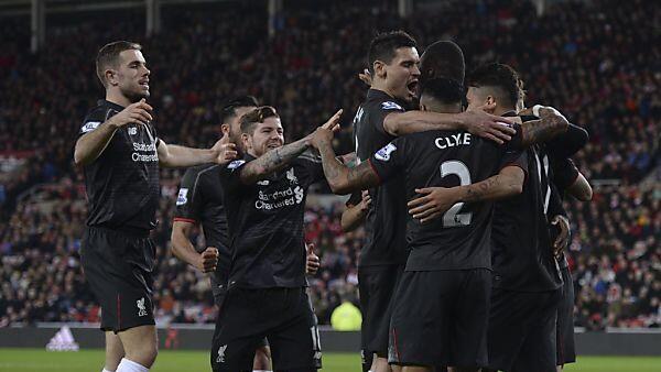 Liverpool bejubelte 1:0-Sieg bei Sunderland