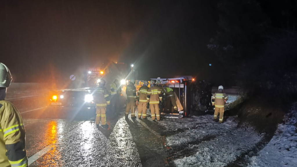 Gefahrgut-Unfall A1