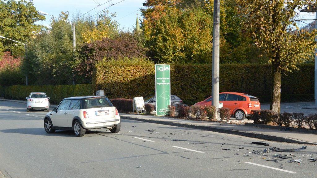 Pkw-Crash in Aignerstraße