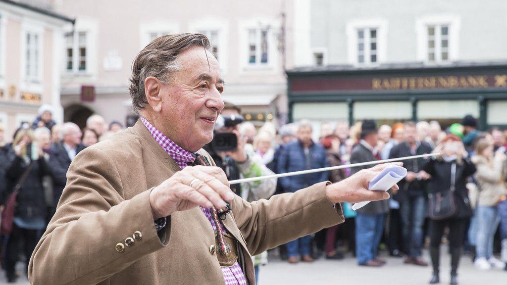 Richard Lugner auf Wahlkampftour in Salzburg I