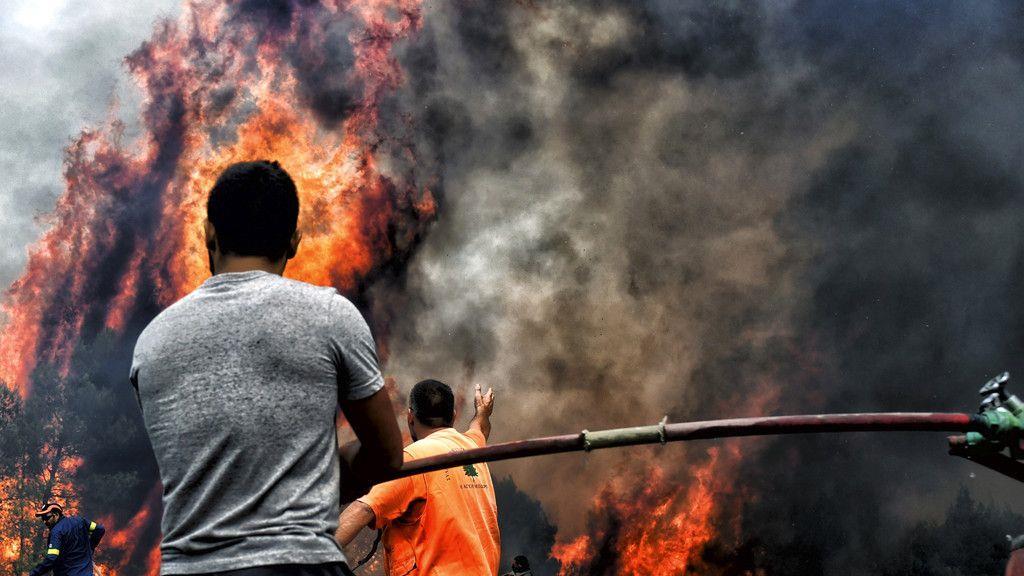Waldbrand in Athen: Tag 2