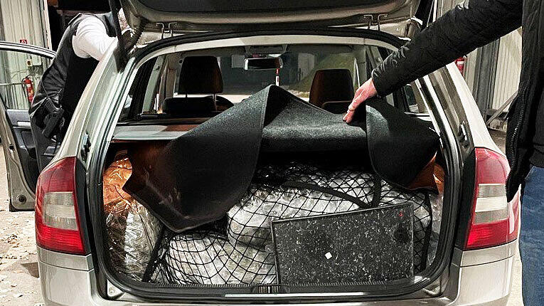 51 Kilo Cannabis auf A2 abgefangen