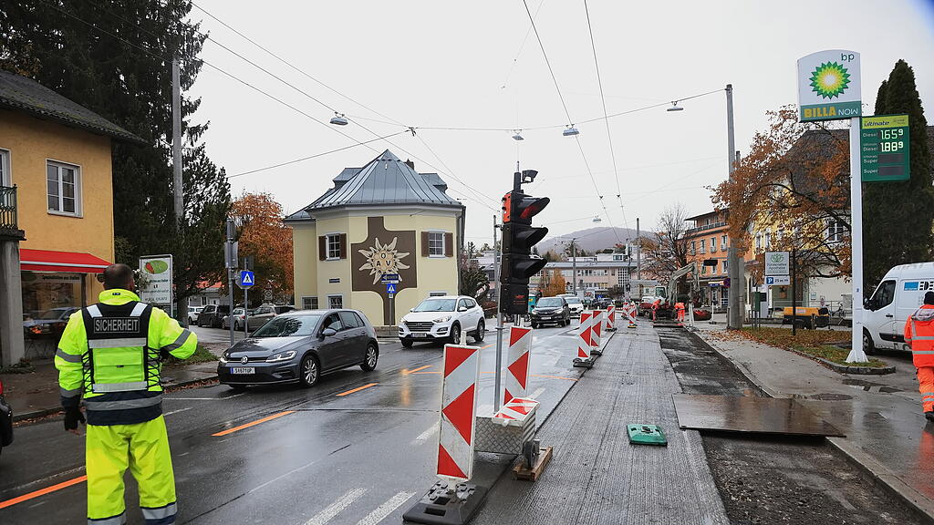 Nadelöhr für Autofahrer im Nonntal