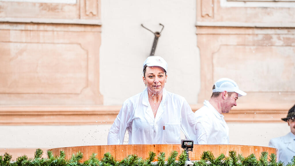 Der traditionelle Metzgersprung in Salzburg