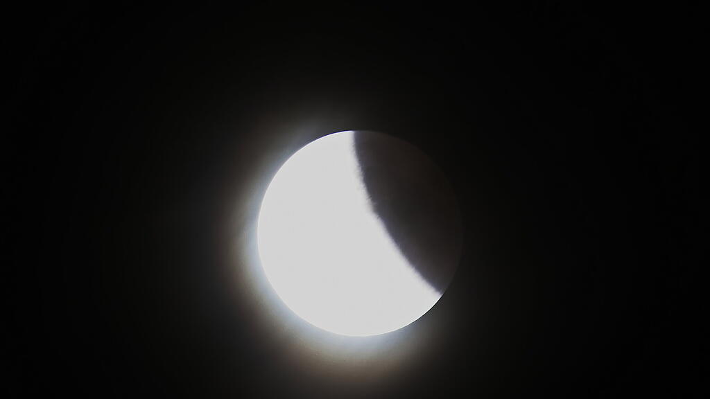Mondfinsternis über Salzburg