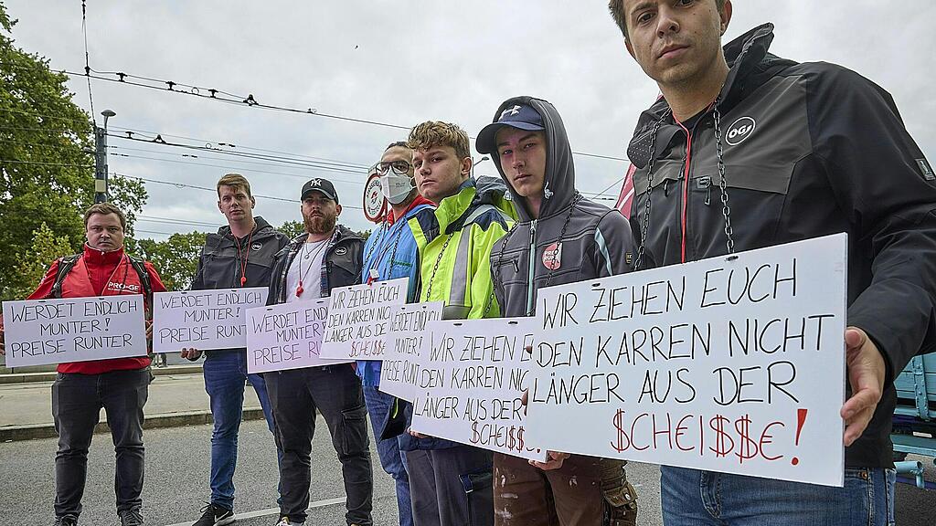 ÖGB-Demo in Wien