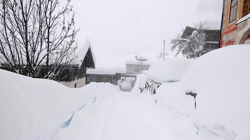 Lesachtal versinkt im Schnee
