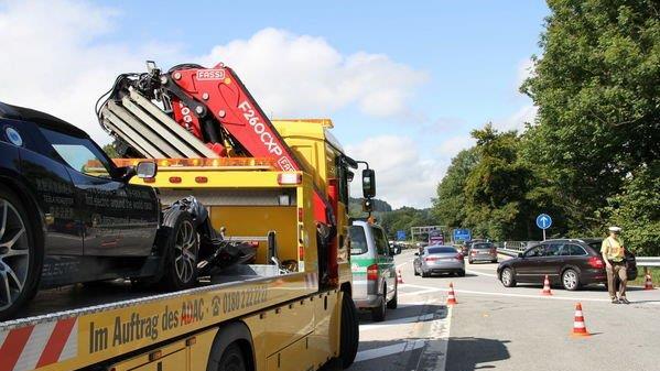 A8: Bilder der Unfallstelle