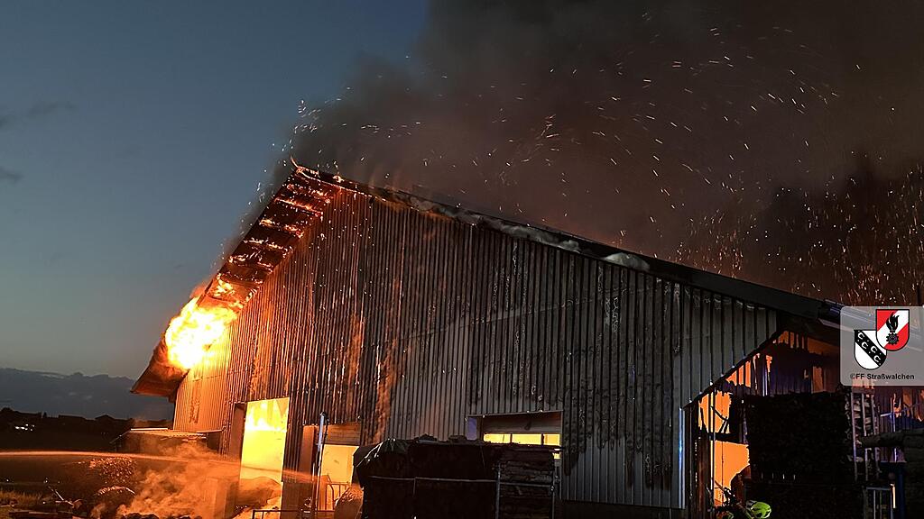 Großbrand in Pöndorf