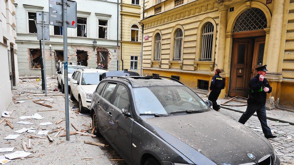 Schwere Explosion in Prag