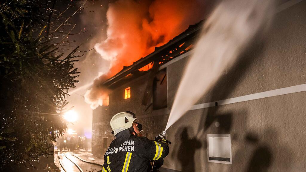 Großbrand in Burgkirchen