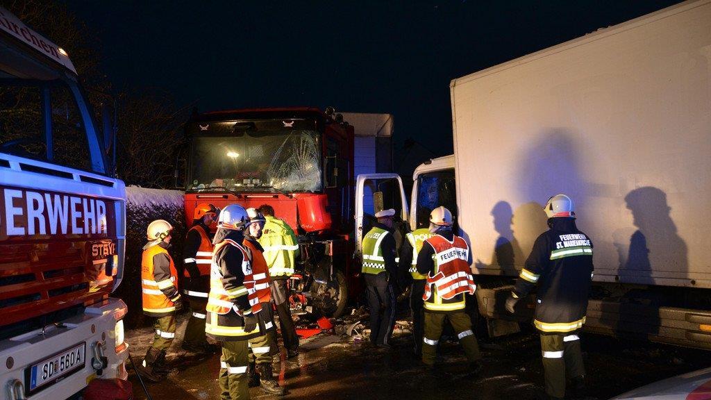 OÖ: Lkw-Unfall in Suben
